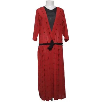 Jurk (Rood, Zwart) van Eurofashion Polyester