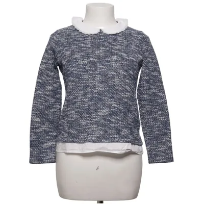 Sweater (Blue, White) from Naf Naf Acrylic, Cotton, Polyester