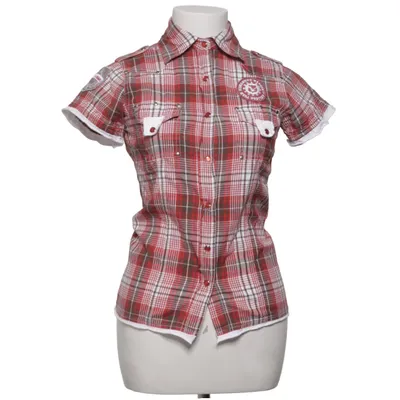 Korte mouwen shirt (Rood, Wit, Bruin) van Clockhouse by C&A Katoen
