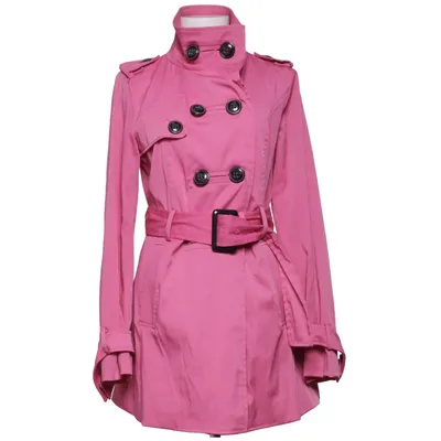 Trenchcoat (Pink) fra Attentif Bomuld, Elastan, Polyester