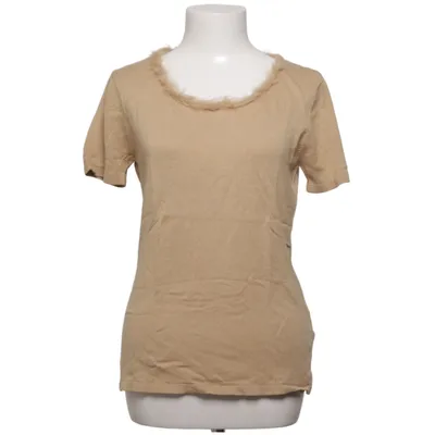 Top (Beige) van Laurèl Kasjmier, Konijnenbont, Zijde