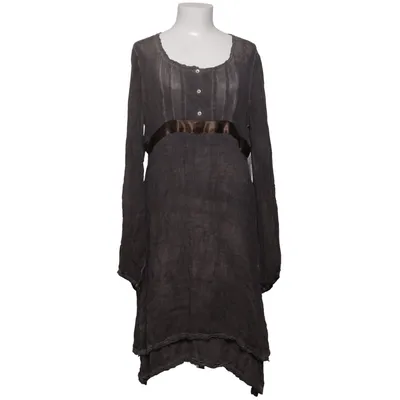 Jurk (Bruin) van Met Viscose, Wol