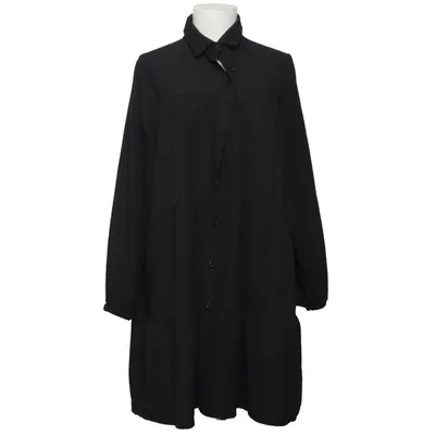 Skjortklänning (Svart) från Gulins Elastan, Viskos