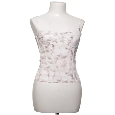 Tank Top (White, Brown, Multicolored) from PrettyLittleThing Polyester