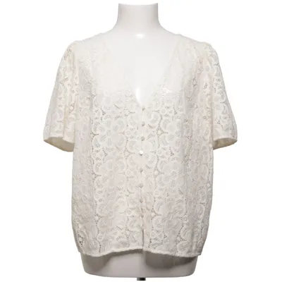 Top (Wit) van Sézane Organisch katoen, Gerecycled polyester, Viscose