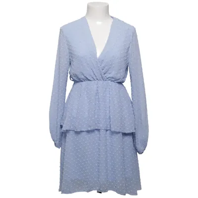 Robe (Bleu) de Lily Rose Élasthane, Polyester, Viscose