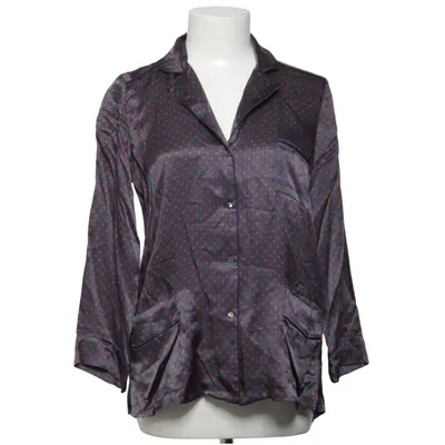 Shirt (Blue, Brown, Multicolored) from Zara Woman Studio Silk