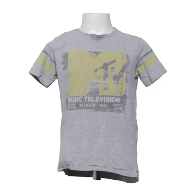 T-shirt (Grå, Gul) från MTV Bomull, Viskos