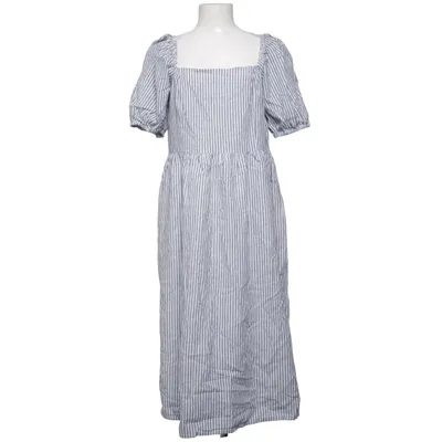 Kjole (Blå, Flerfarvet) fra H&M Premium Quality Bomuld, Linned