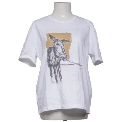 T-shirt (Wit, Meerkleurig) van Munthe Organisch katoen