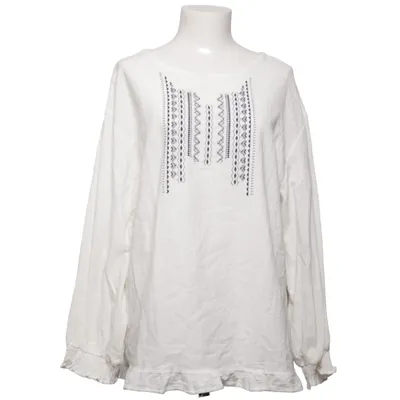Blouse (Blanc) de Zanzea Coton