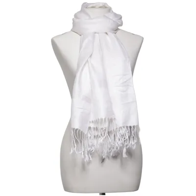 Sjaal (Wit) van Pashmina