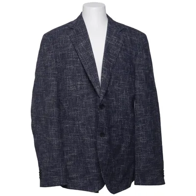 Kavaj (Blå, Vit) från Hugo Boss Akryl, Bomull, Polyamid, Viskos, Ull