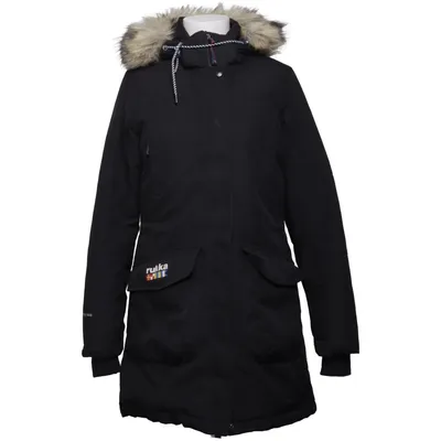 Parka (Black) from Rukka Down, Feather, Polyester