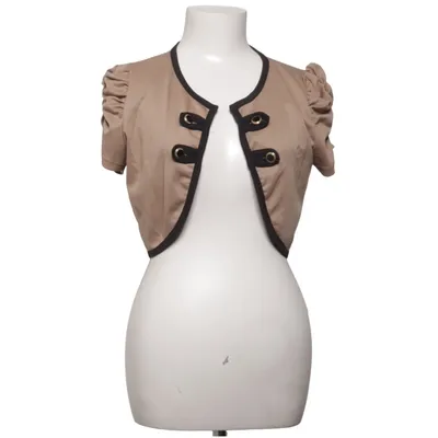 Boléro (Beige, Noir) de Agaci Élasthane, Polyester, Viscose