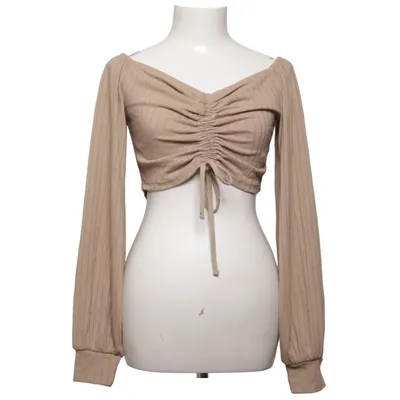 Crop top (Luxurious Drawstring Top) de NLY Trend Élasthane, Polyester, Viscose