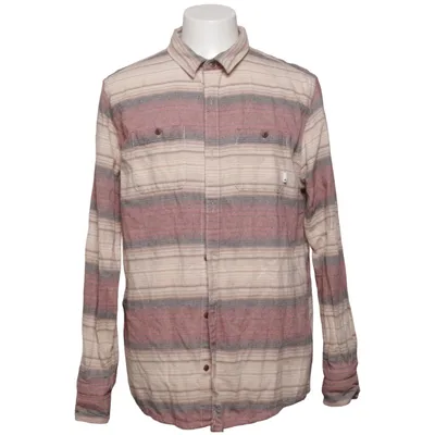 Flannel shirt (Red, Beige, Gray) from Quiksilver Cotton