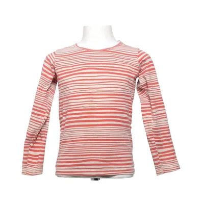 Långärmad t-shirt (Röd, Beige) från Mini Rodini Elastan, Ekologisk bomull