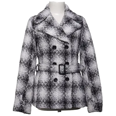 Cabanjacke (Schwarz, Weiß) von Ky Creation Polyester, Wolle