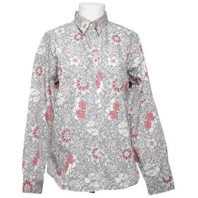 Blouse (Gray, Red, White, Multicolored) from Lands' End Cotton