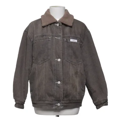 Fodrad jeansjacka (Brun) från Dazy Bomull, Polyester, Viskos
