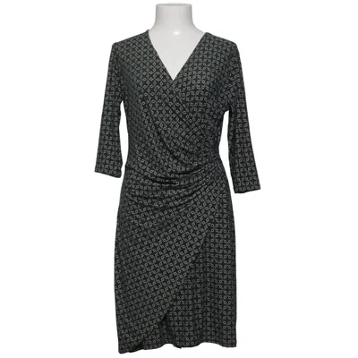 Wrap dress (Green, White) from Revdelle Elastane, Polyester