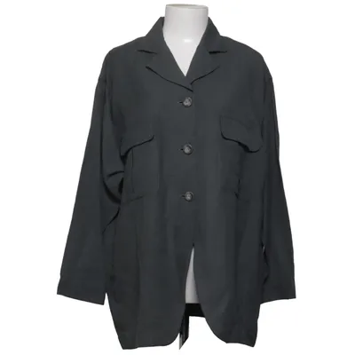 Skjortejakke (Grøn) fra René Lezard Linned, Viscose