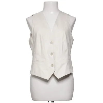 Jakkesætsvest (Beige) fra Comma Elastan, Linned, Polyester, Viscose