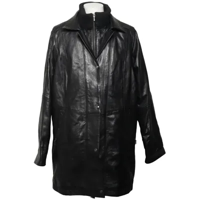 Leather coat (Black) from Levinsky Leather