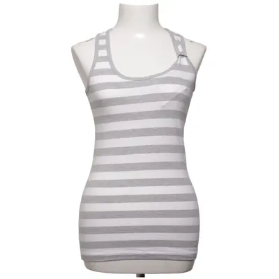 Tank­top (Grau, Weiß) von Eve Baumwolle, Elasthan, Polyester