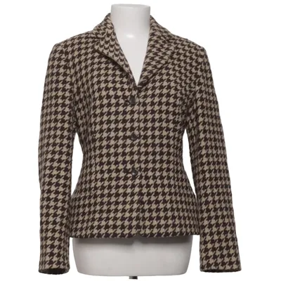 Blazer (Brown, Beige) from Elements Polyamide, Viscose, Wool