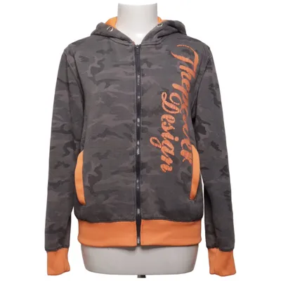 Hættetrøje (Grå, Orange) fra RMK Bomuld, Polyester