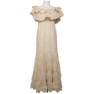 Robe longue (Beige) de Blond Hour Coton, Élasthane