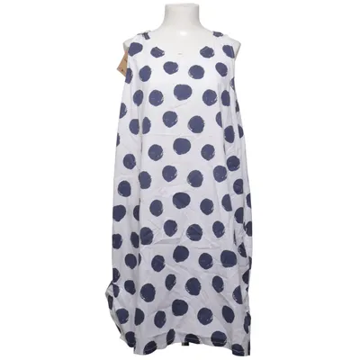 Jurk (Wit, Blauw) van Pronto Moda Katoen