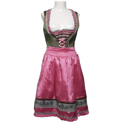 Dirndl (Grön, Rosa, Vit) från Krüger Madl Bomull, Polyester