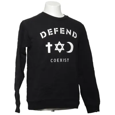 Collegetröja (Svart) från Defend Bomull
