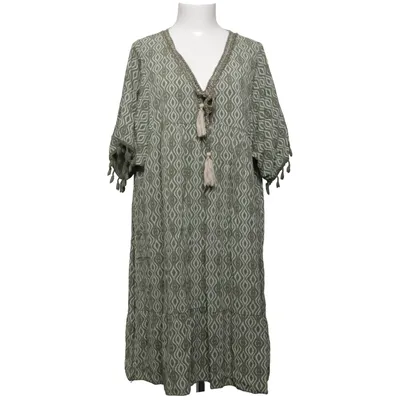 Caftan (Vert, Blanc) de Copenhagen Luxe Viscose