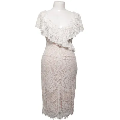 Cocktailjurk (Wit, Beige) van City Goddess Katoen, Polyamide, Viscose
