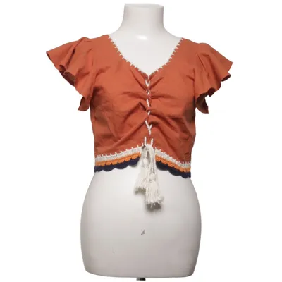 Crop top (Brun, Hvid, Blå) fra L'Academie