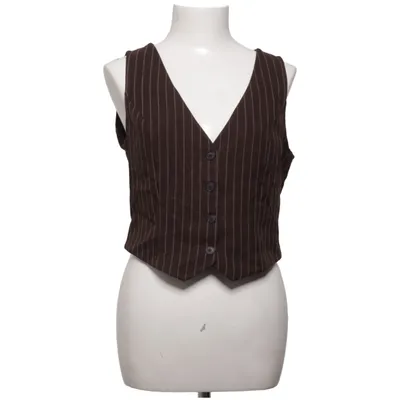 Gilet de costume (Marron) de Urban Outfitters Polyester, Viscose