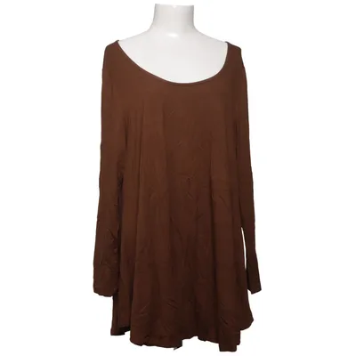 Lange mouwen shirt (Bruin) van Sara Lindholm Elastaan, Viscose