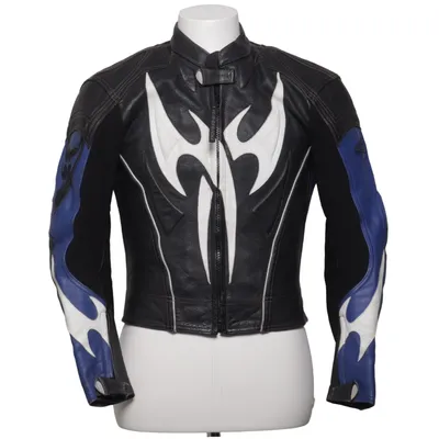 Blouson de moto (Noir, Bleu, Blanc) de Hein Gericke Cuir, Polyamide