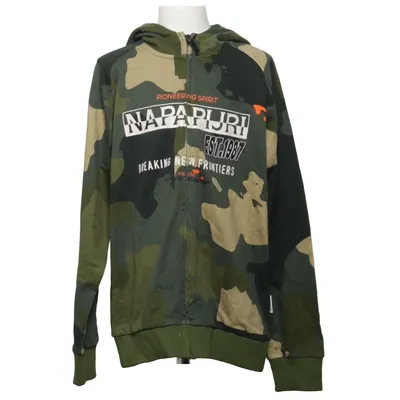Huvtröja (Grön, Flerfärgad) från Napapijri Bomull, Elastan