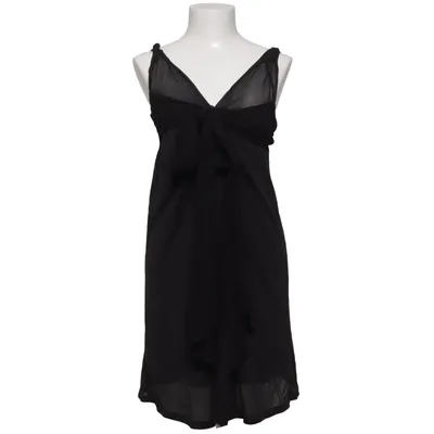 Robe (Noir) de Vanessabruno Coton, Polyamide, Soie
