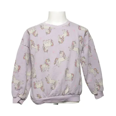 Collegetröja (Lila, Flerfärgad) från Lindex Kids Bomull, Elastan