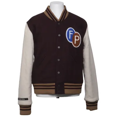 Veste universitaire (Marron, Beige) de Filling Pieces Acrylique, Polyamide, Polyester, Laine