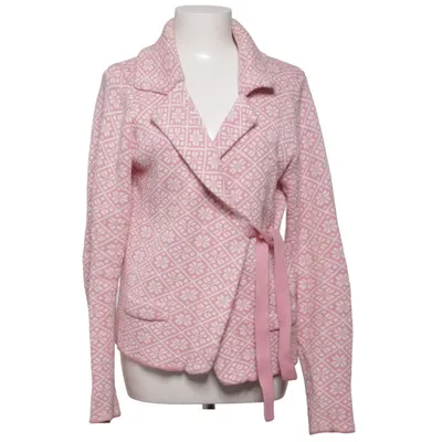 Wrap cardigan (Pink, White) from Isolde Cotton