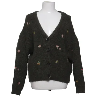 Cardigan (Groen, Meerkleurig) van Zara Acryl, Elastaan, Polyester
