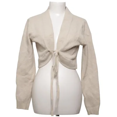 Cardigan cache-cœur (Beige) de Rocha John Rocha Polyamide, Laine