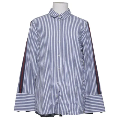 Shirt (Blauw, Wit) van Marc O'Polo Katoen